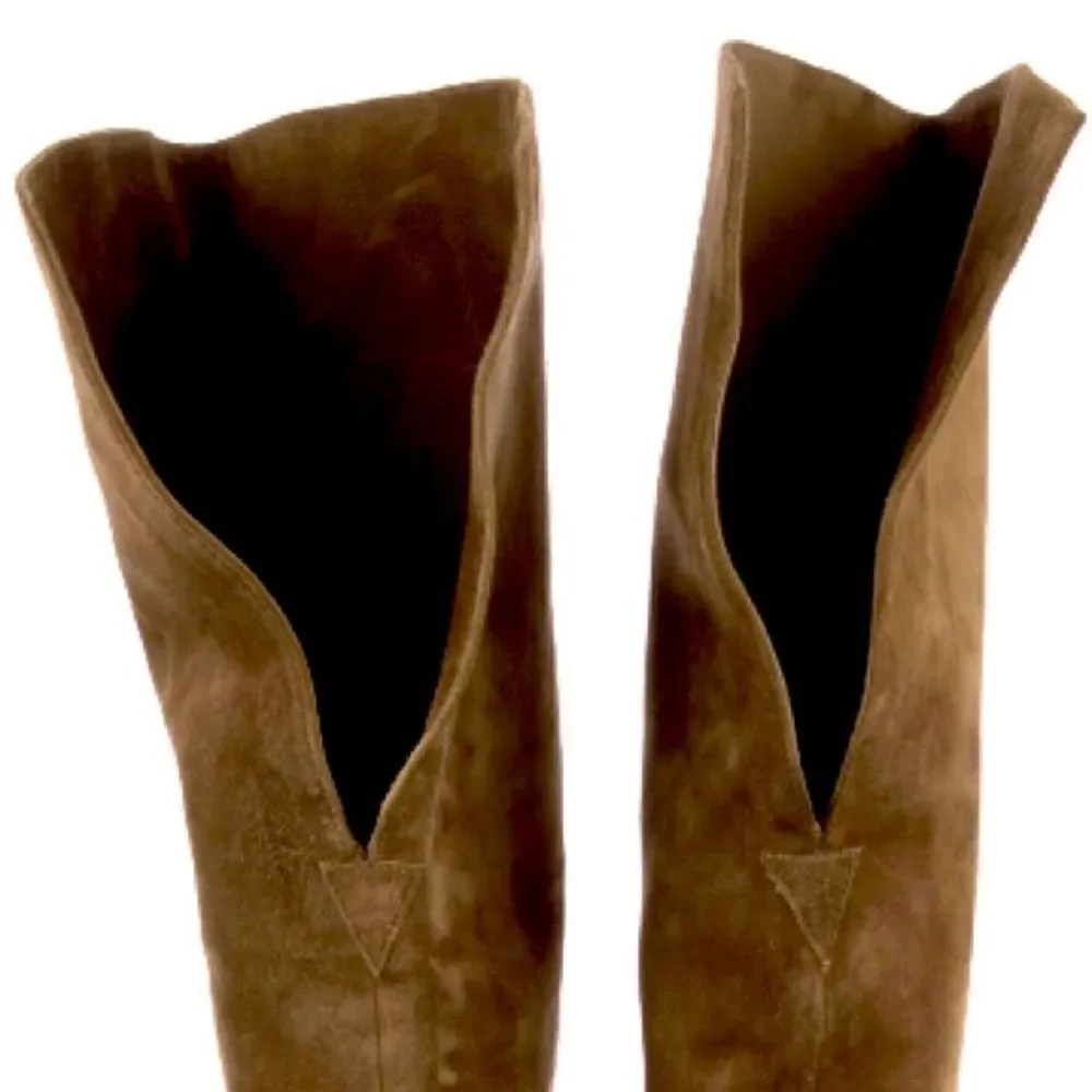 Ralph Lauren Fall 2006 Runway Collection Italian Mink Suede Over the Knee Boot